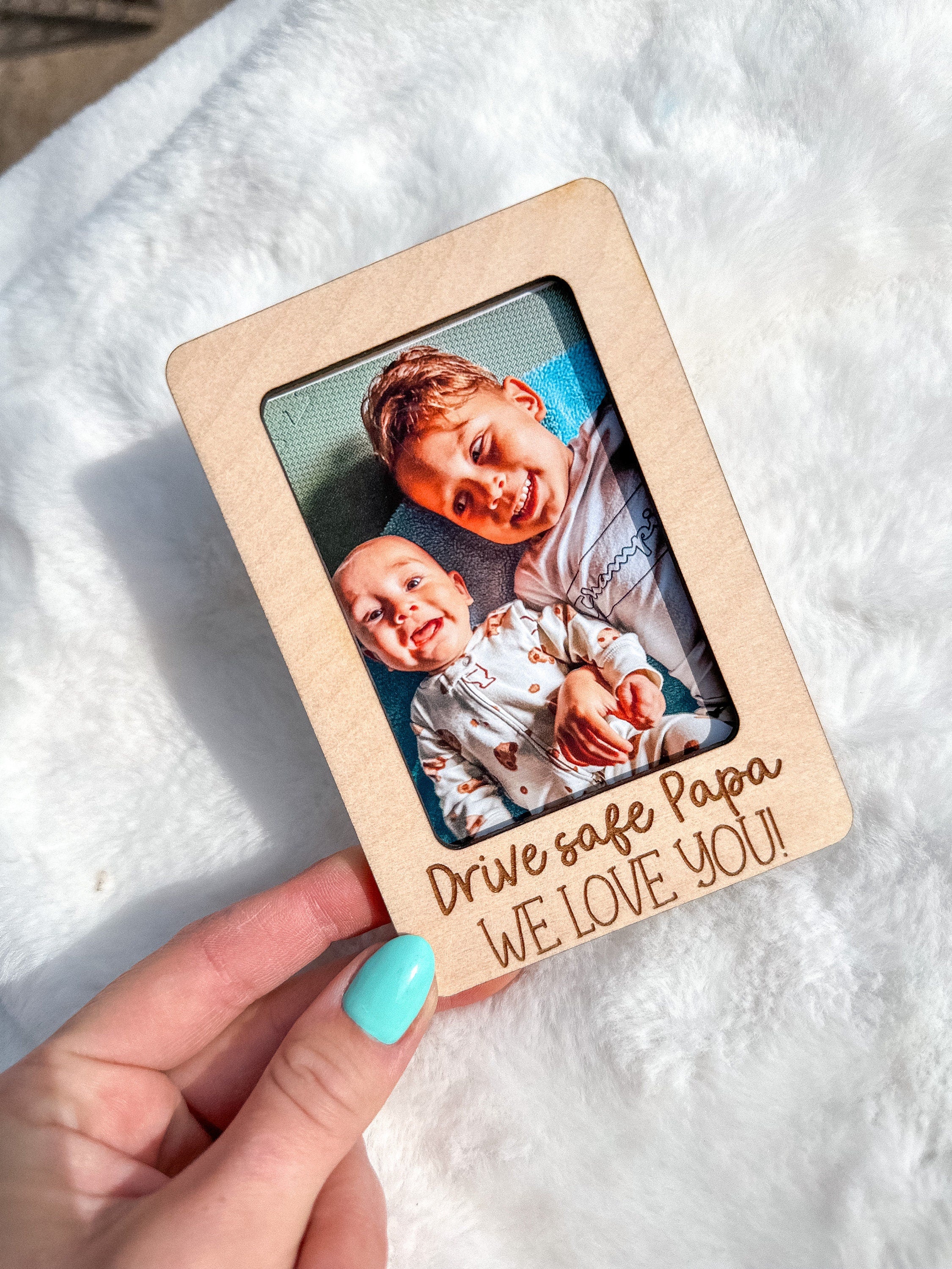 Personalized Picture Frame- Car Visor Clips