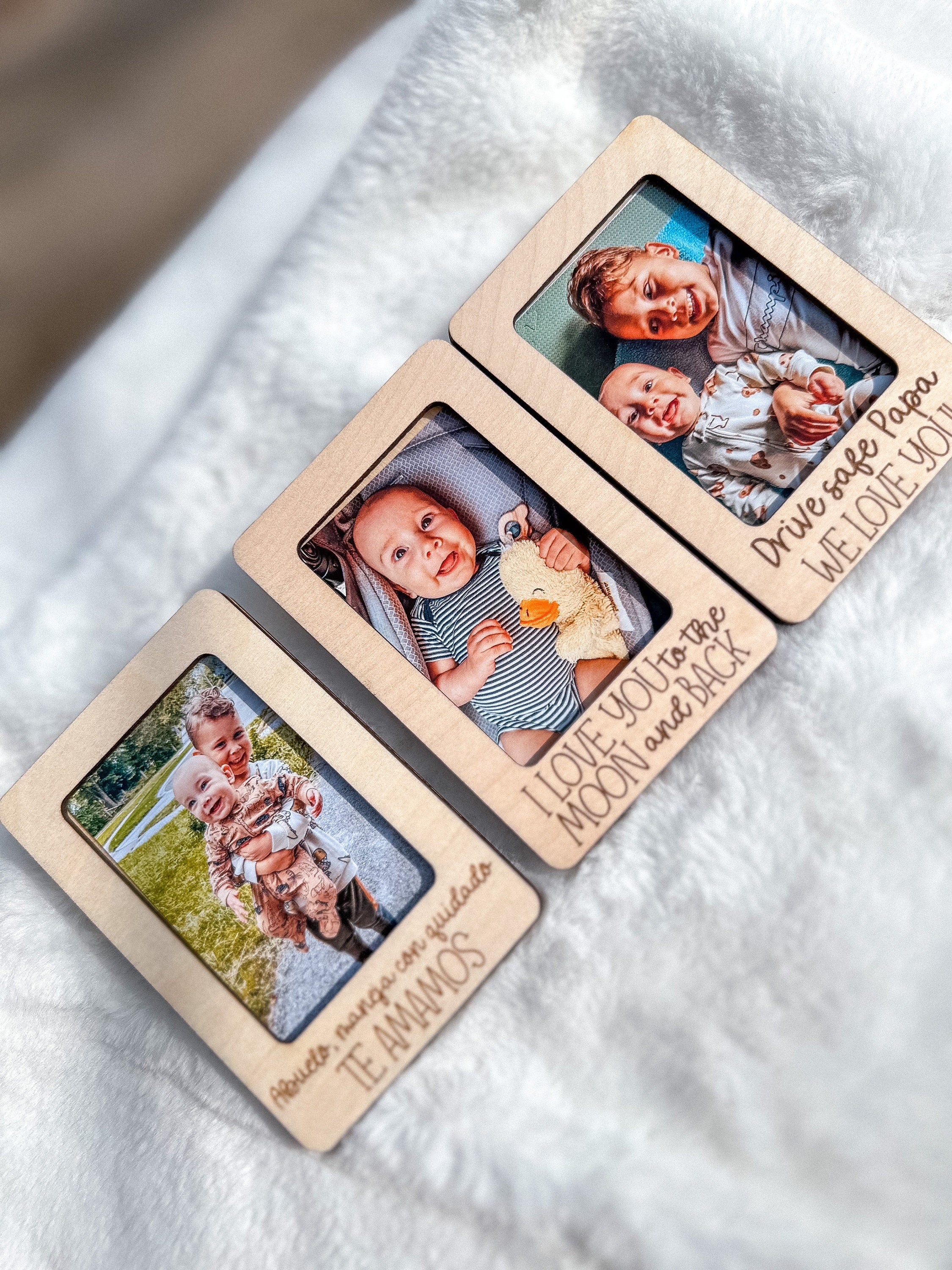Personalized Picture Frame- Car Visor Clips