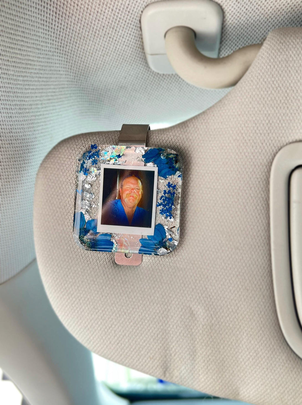 Personalized Photo Car Visor Clip