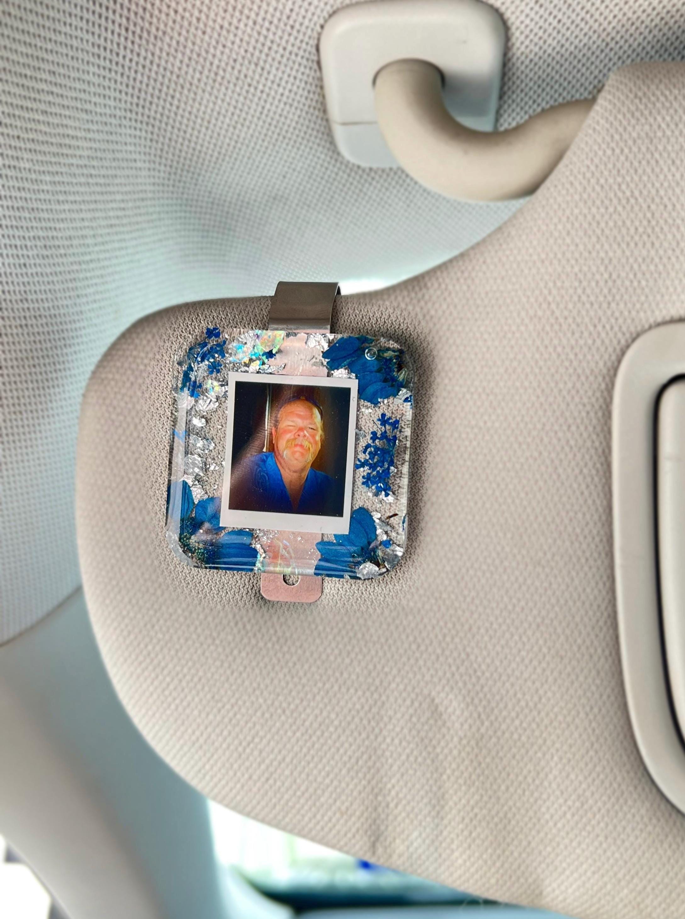 Personalized Photo Car Visor Clip