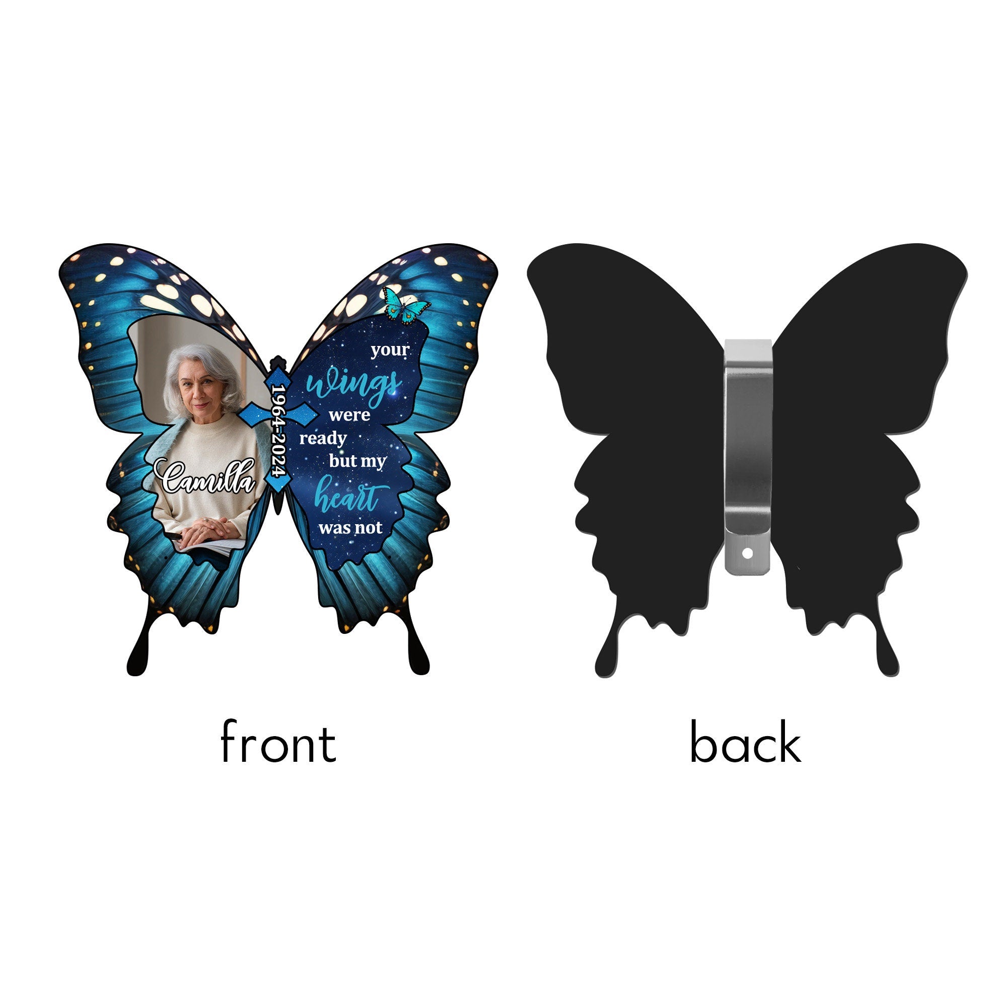 Custom Photo Acrylic Car Visor Clips