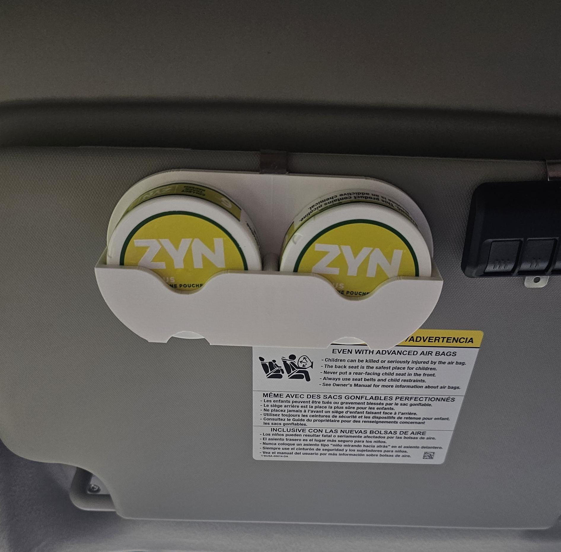 Visor Clip Holder - 3D Printed Clip-On for Easy Access