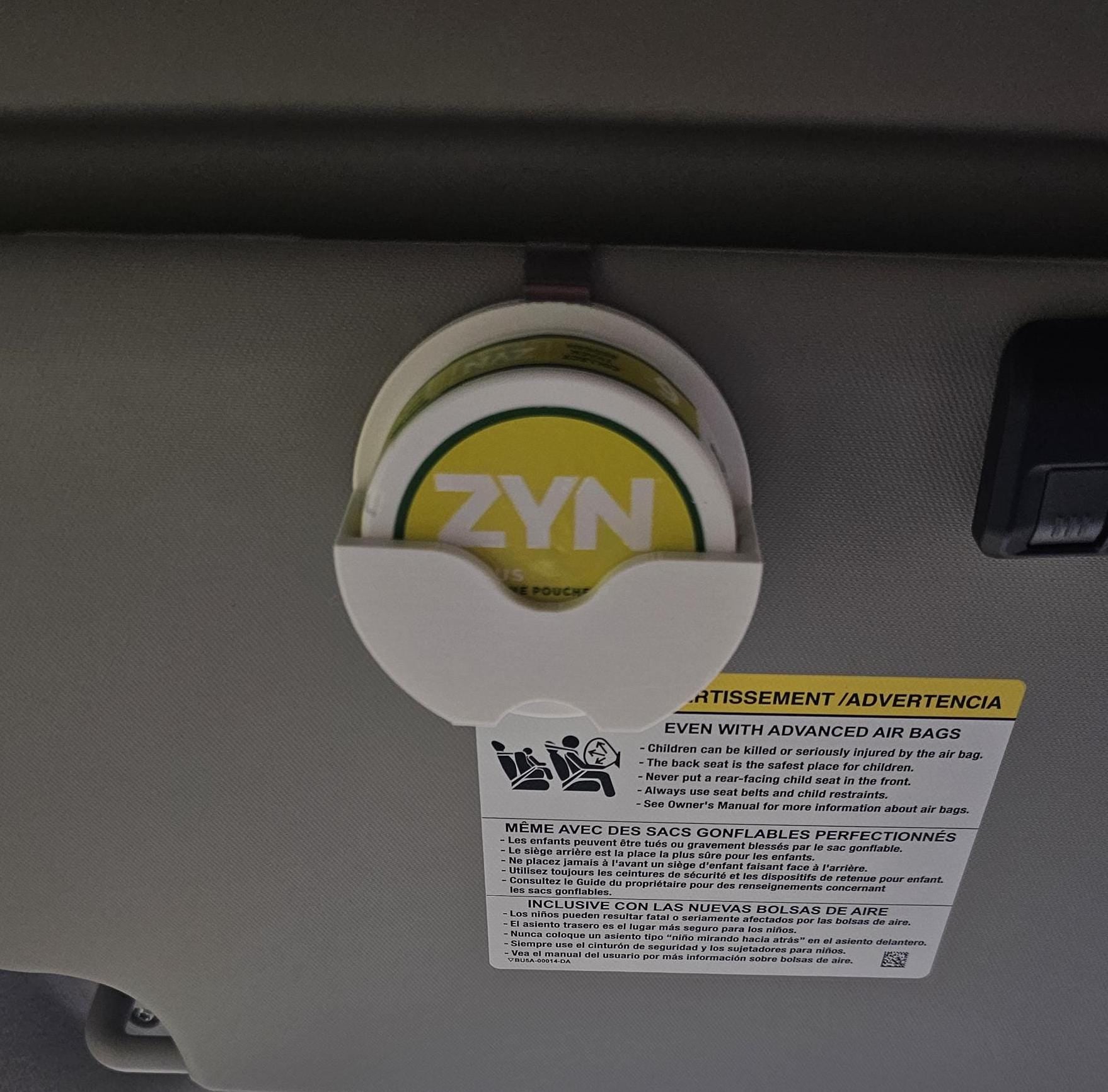 Visor Clip Holder - 3D Printed Clip-On for Easy Access