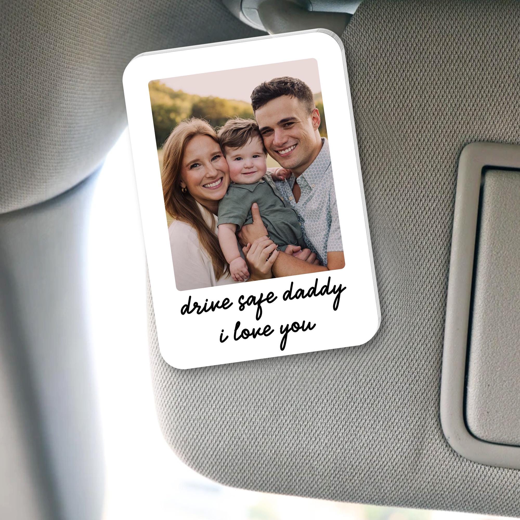 Custom Family Photo Car Visor Clip