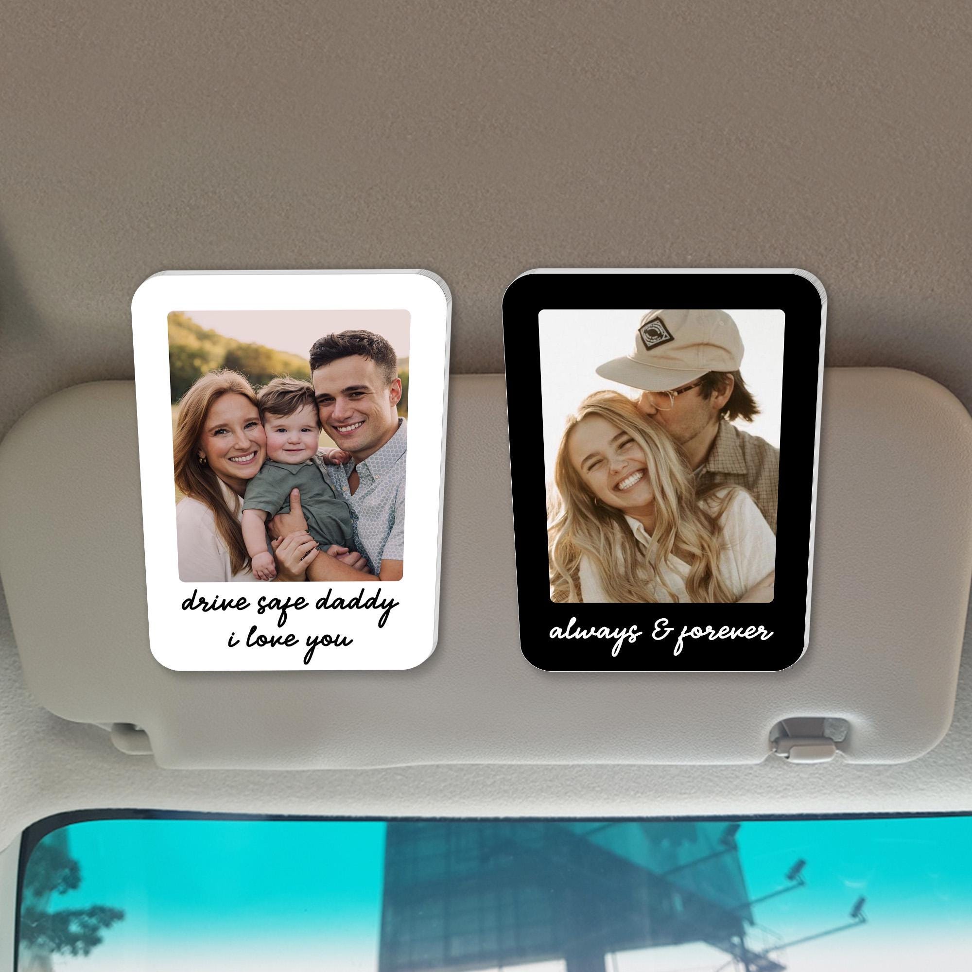 Custom Family Photo Car Visor Clip