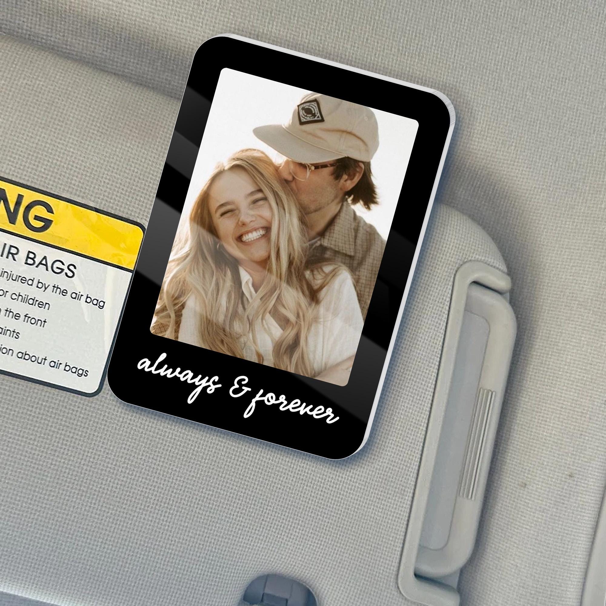 Custom Family Photo Car Visor Clip