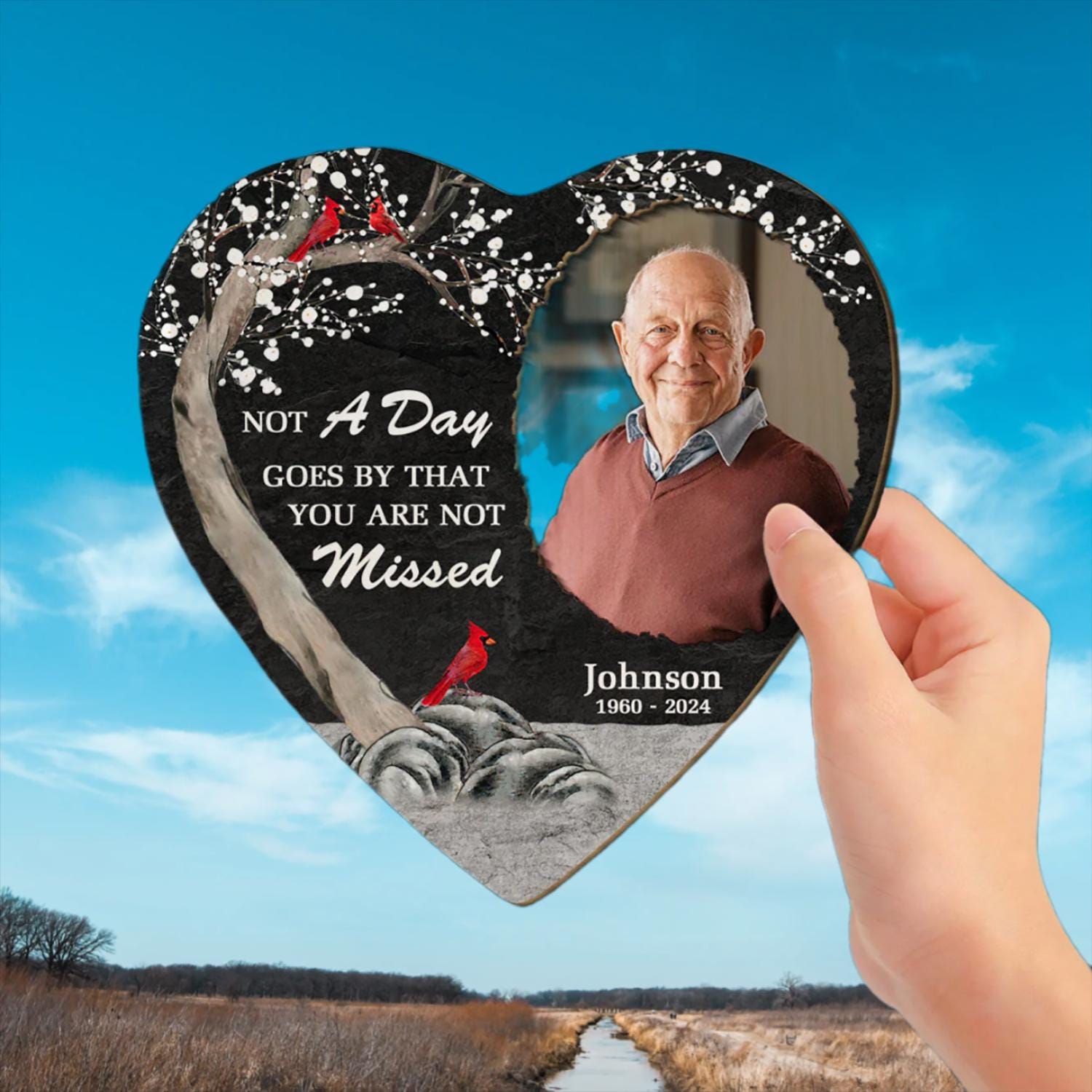 Custom Memorial Photo Car Visor Clip