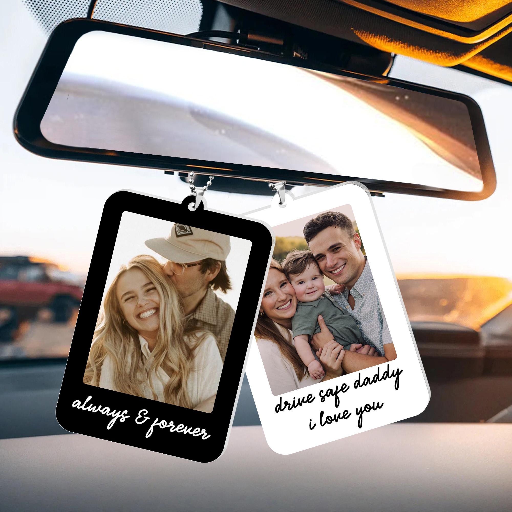 Custom Family Photo Car Visor Clip