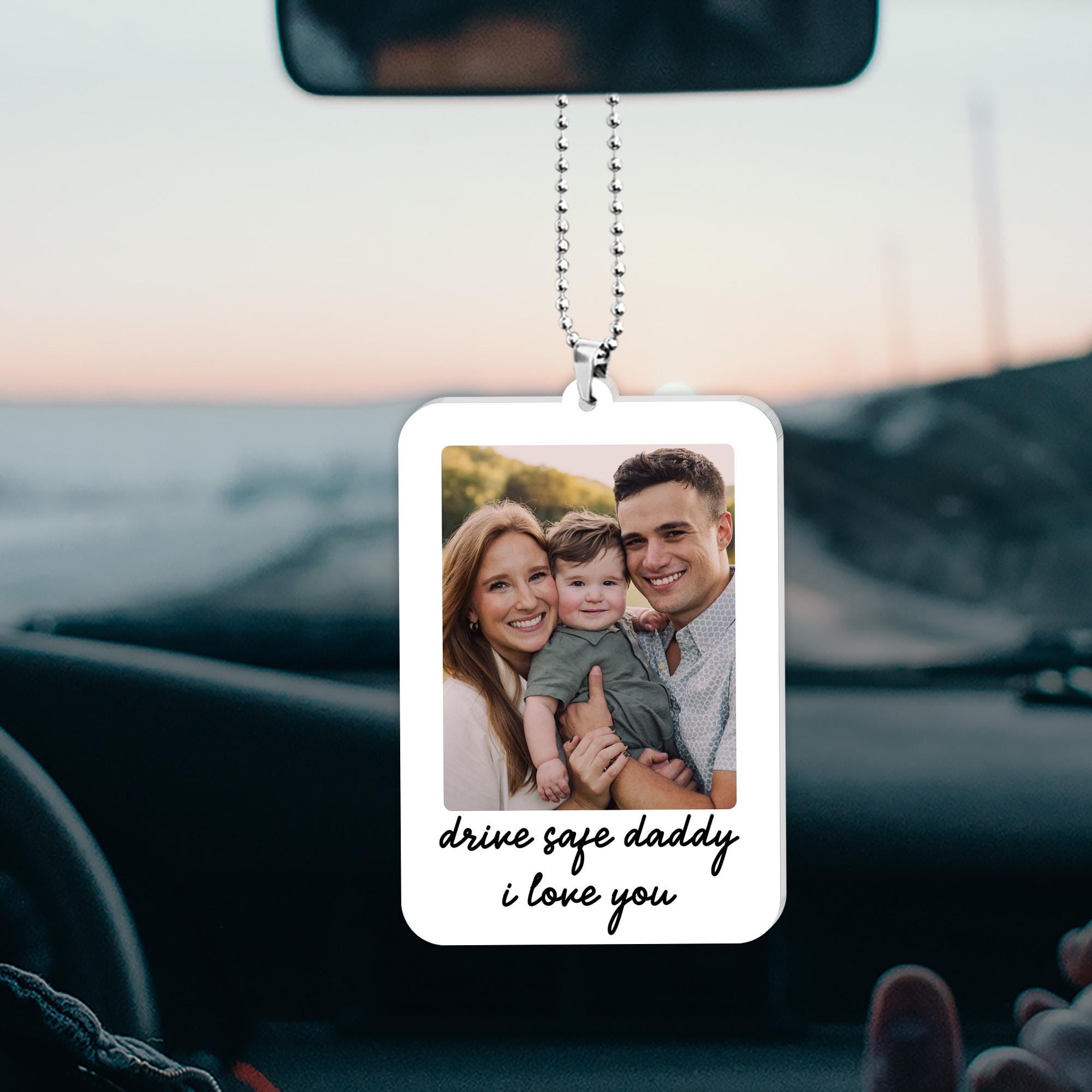 Custom Family Photo Car Visor Clip