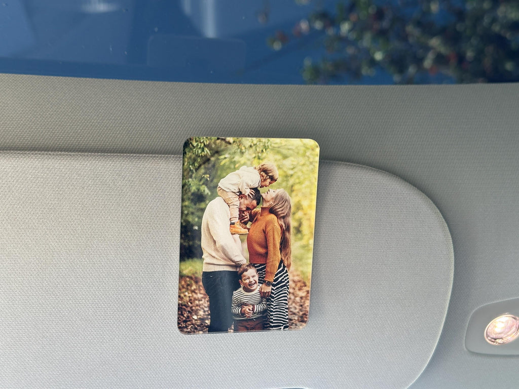 Add Your Own Photo Car Visor Clip