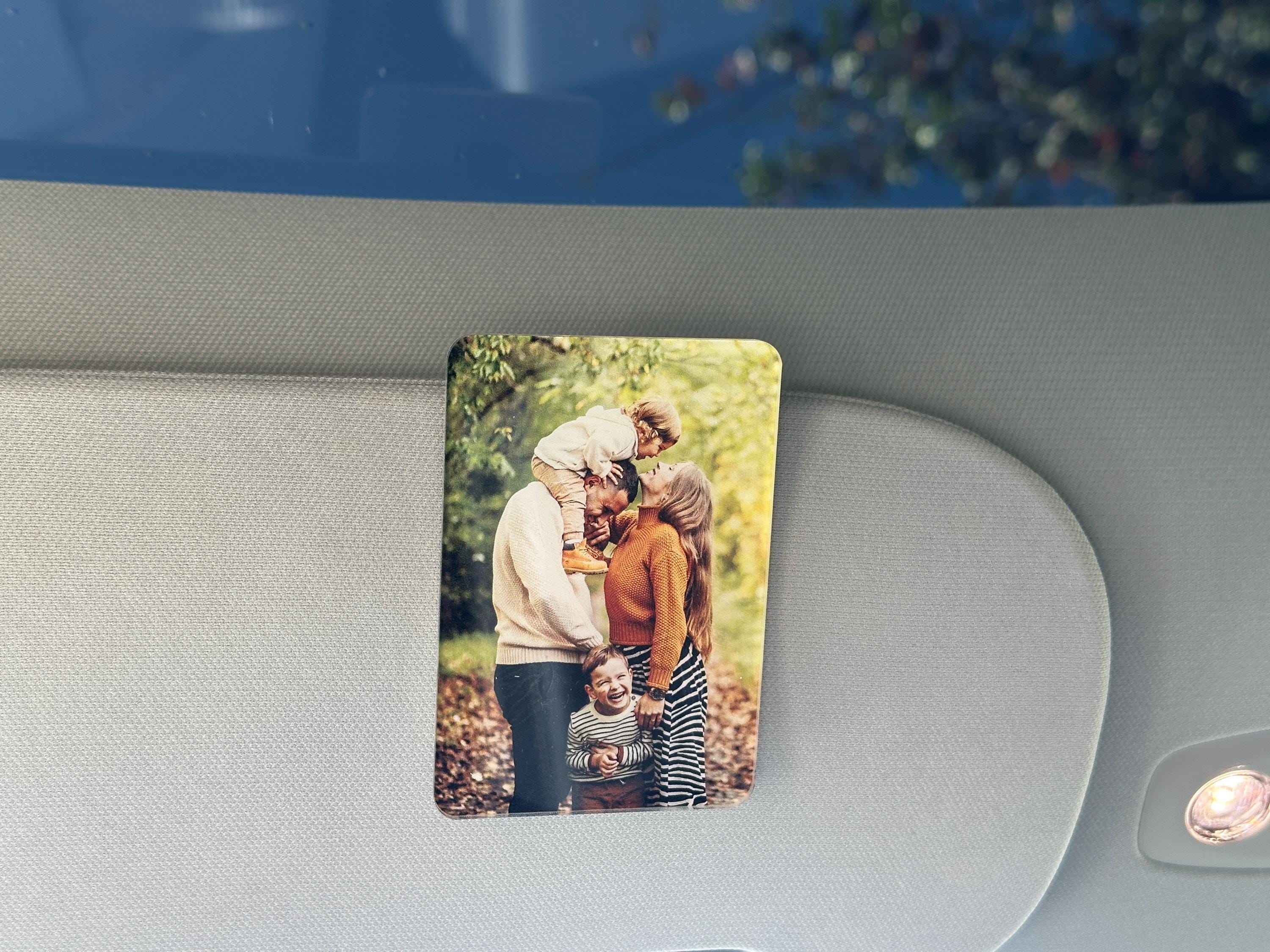 Add Your Own Photo Car Visor Clip