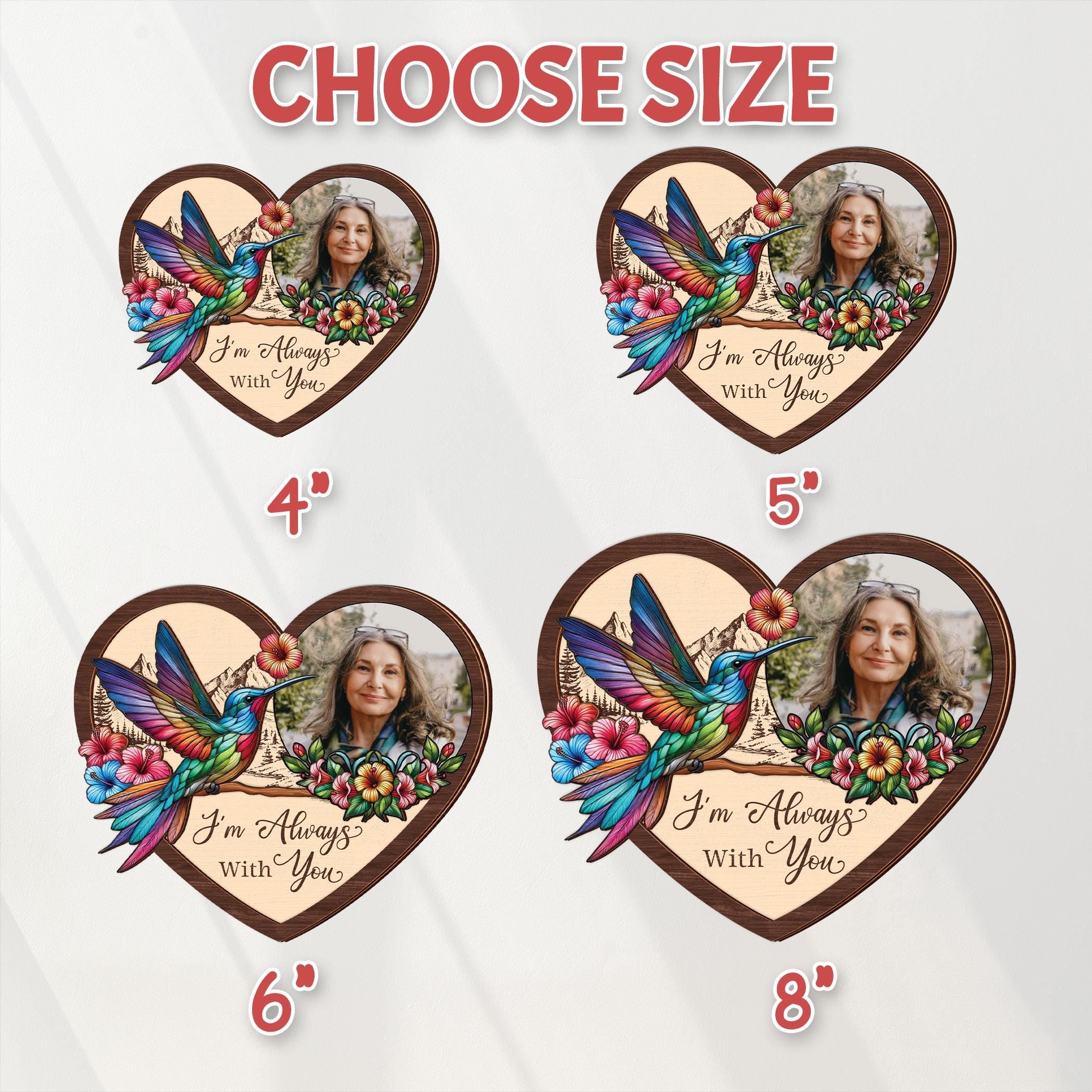 Personalized Memorial Photo Car Visor Clip
