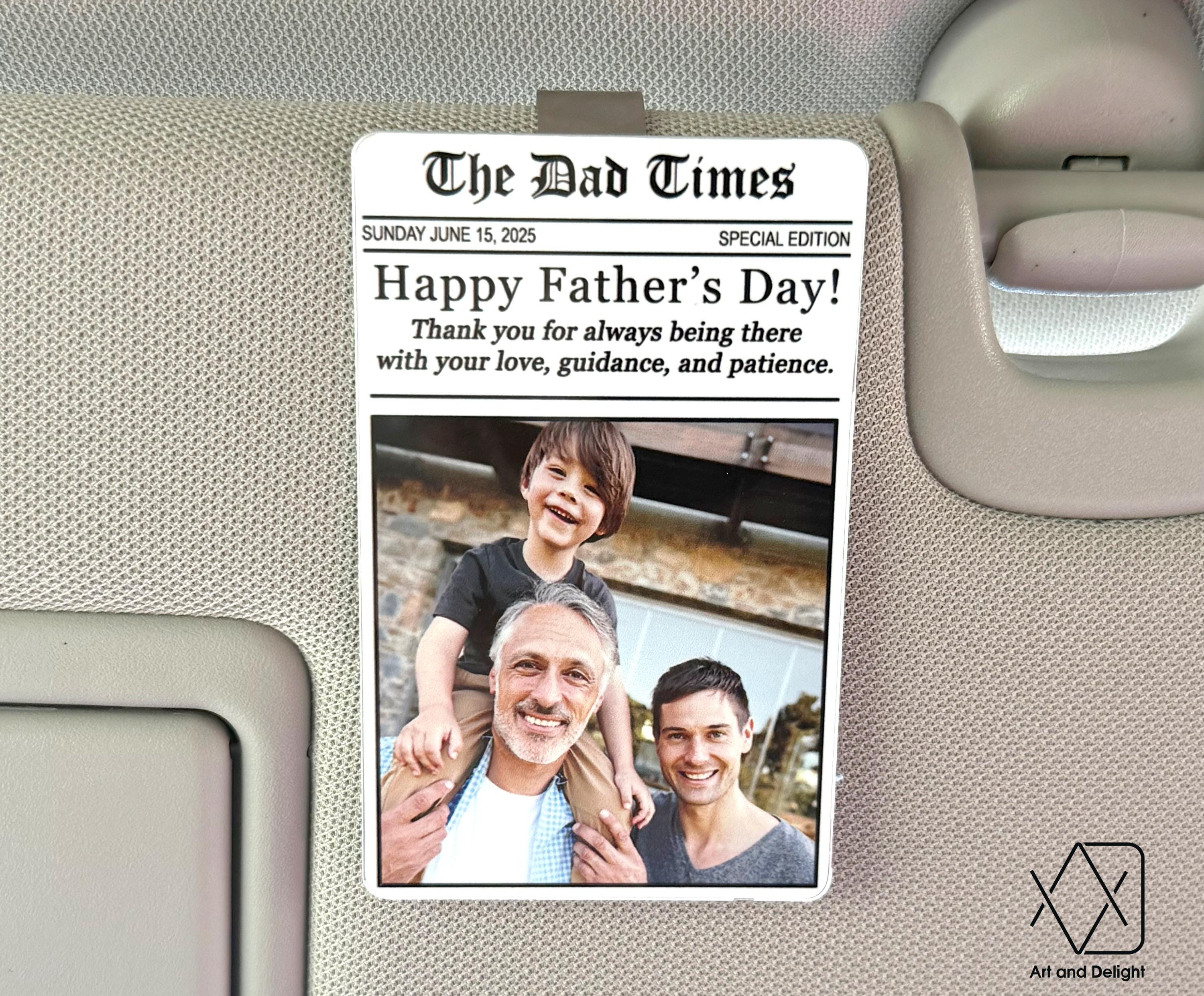 Personalized Sun Visor Picture Clip