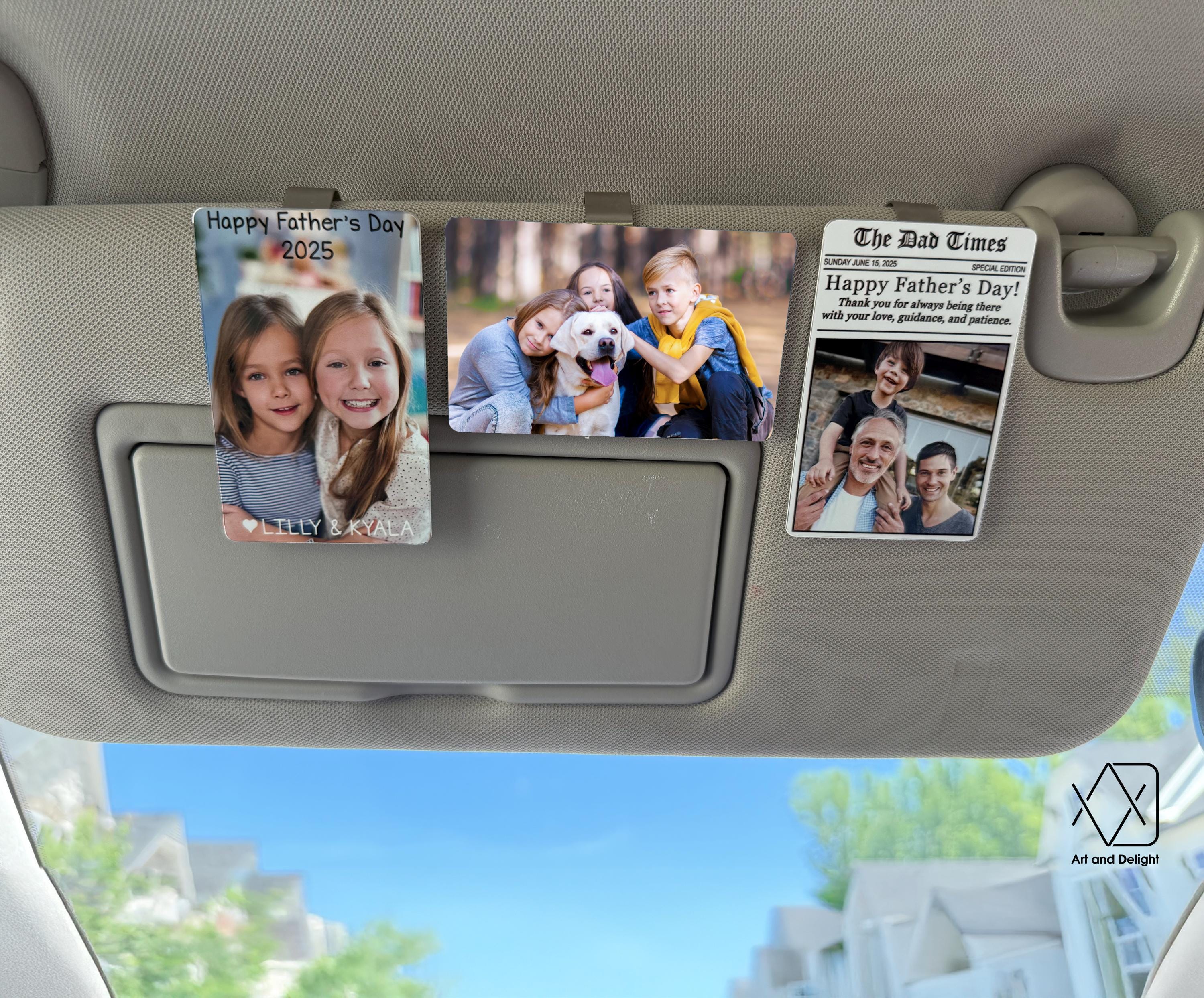 Personalized Sun Visor Picture Clip