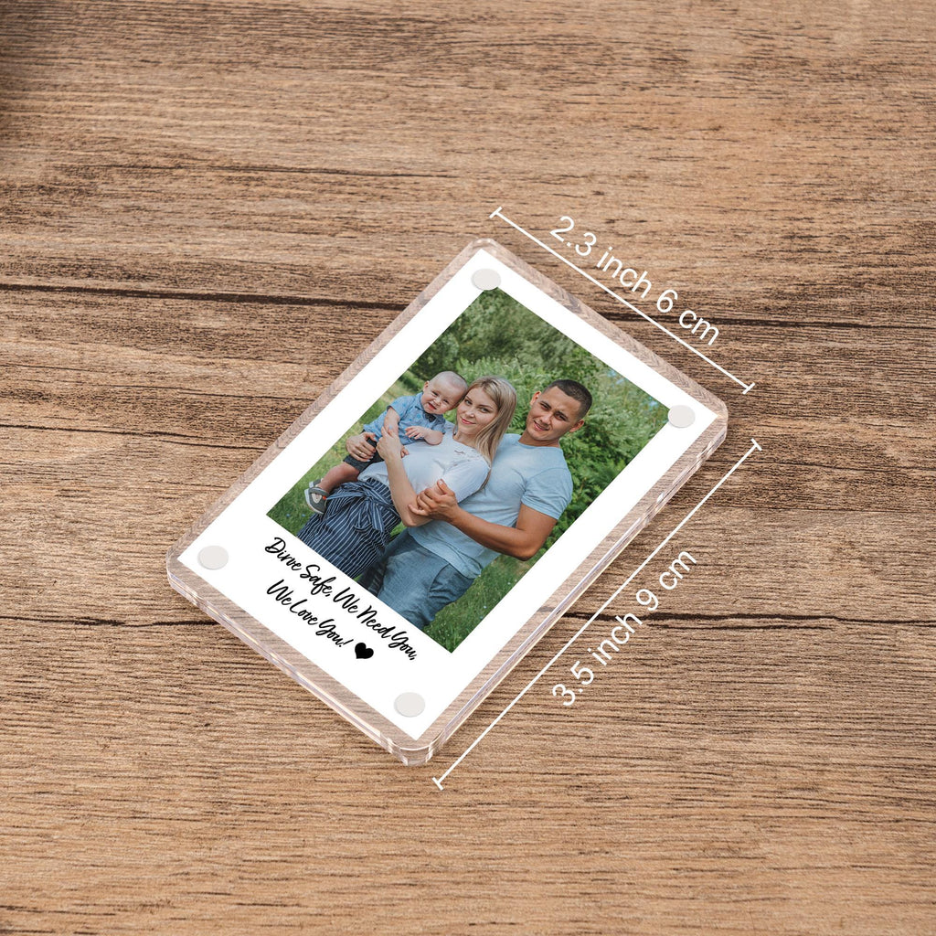 Fathers Day Personalized Dad Photo Car Visor Clip