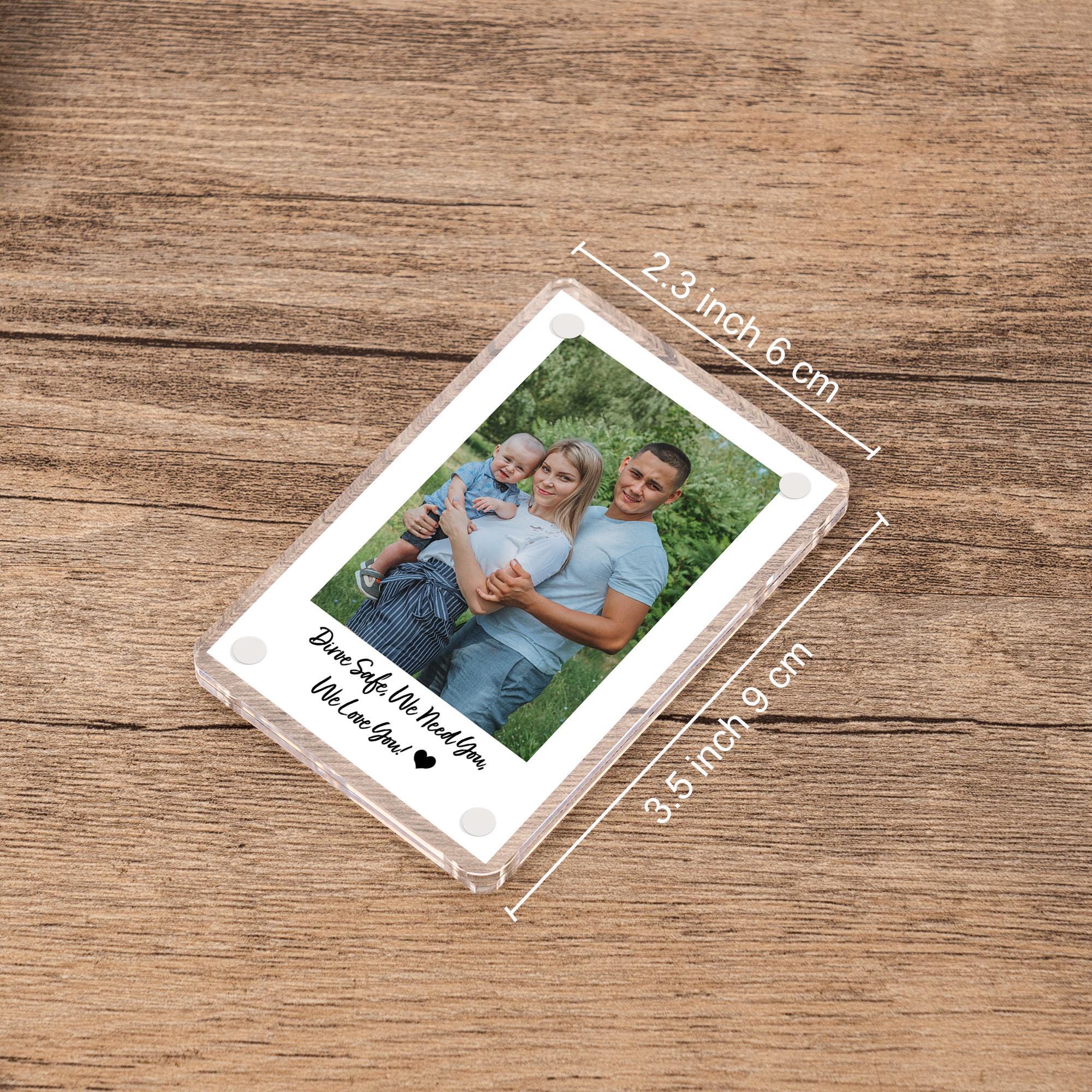 Fathers Day Personalized Dad Photo Car Visor Clip