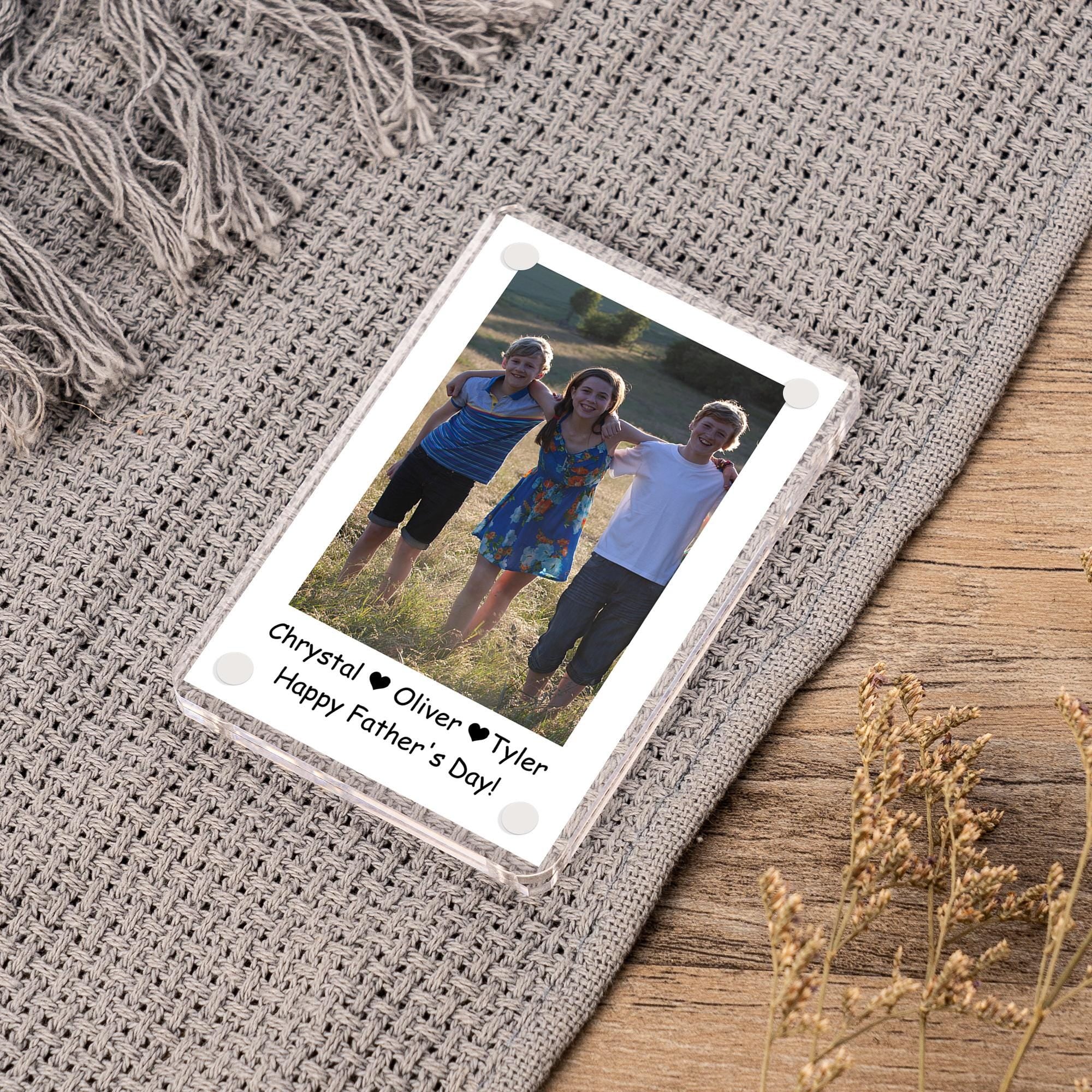 Fathers Day Personalized Dad Photo Car Visor Clip