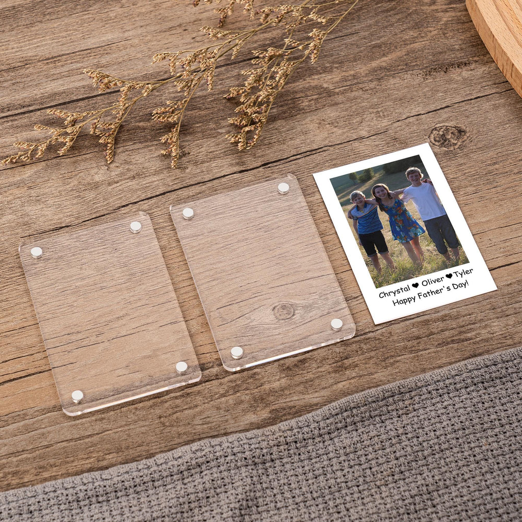 Fathers Day Personalized Dad Photo Car Visor Clip