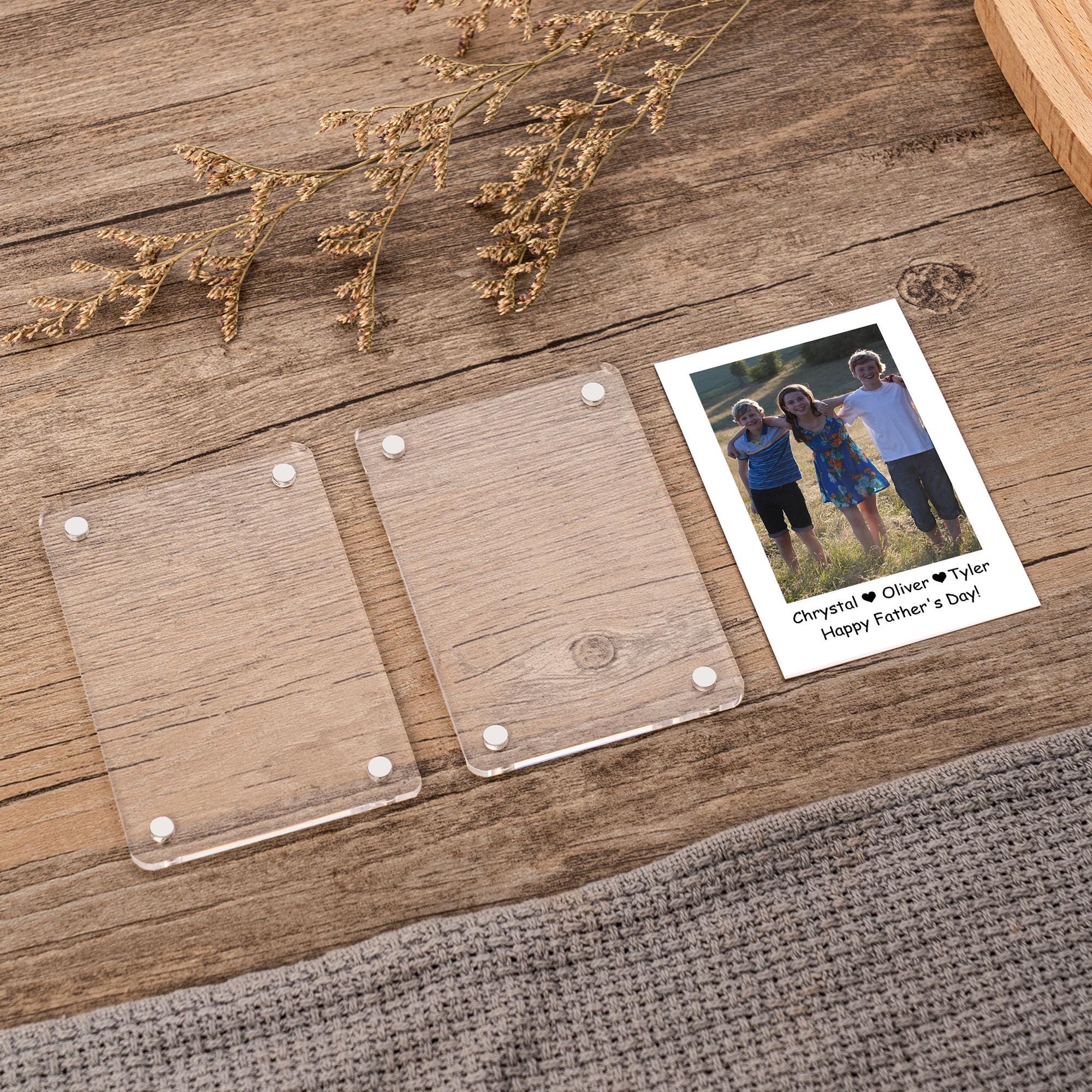 Fathers Day Personalized Dad Photo Car Visor Clip