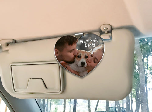 Custom Car Visor Photo Clip - Custom Car Decor