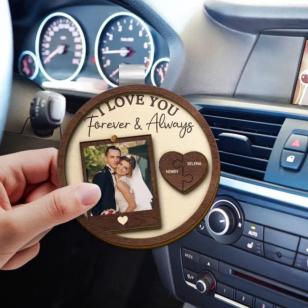Personalized Car Visor Clip - Gift For Husband